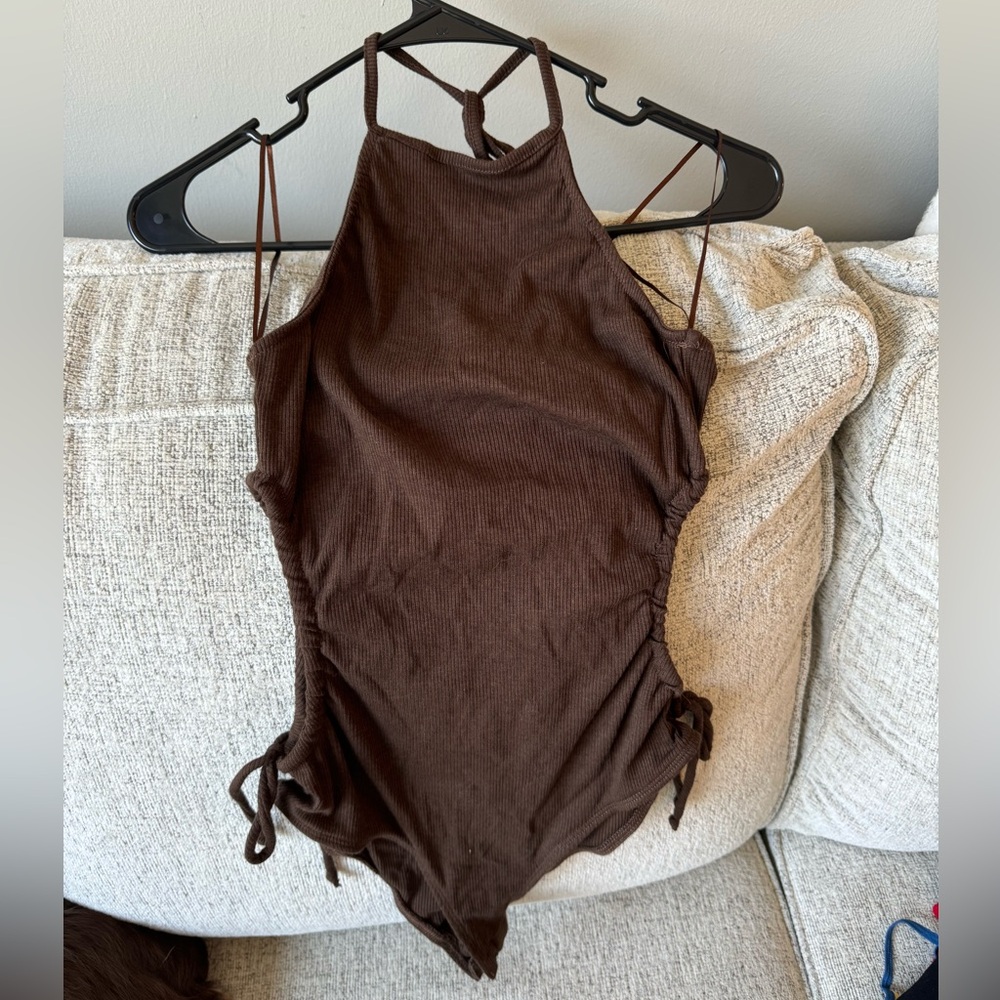 FashionNova Halter Cutout Bodysuit - NWT